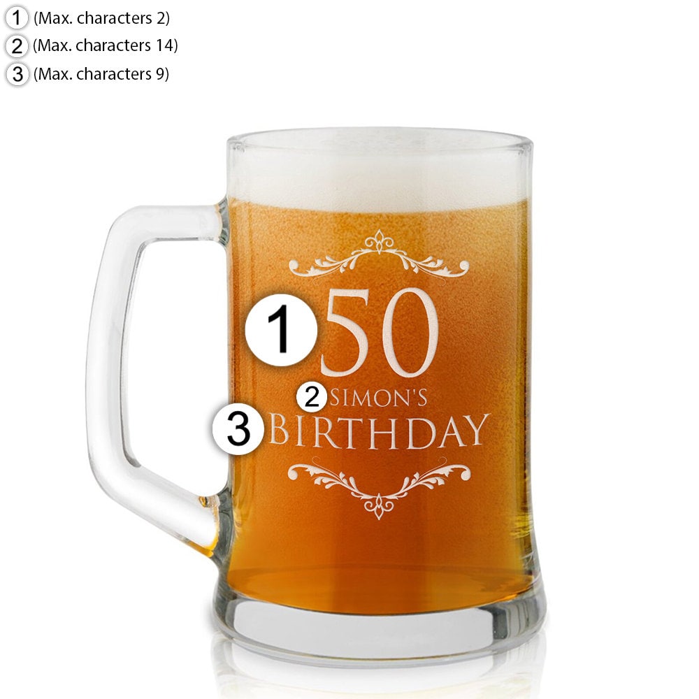 Maverton Customised Tumbler Beer Glass - The Best Present