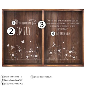 Boîte Collectionneur Capsules En Bois Avec Vitrine - 2 Compartiments, Accroche Murale - Cadeau Personnalisable Pour Collectionneurs