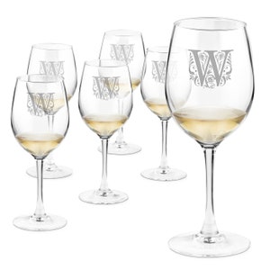 Maverton 6er Wein Gläser Set für Rotwein 350 ml - Weinglas mit Gravur - Frauen Geschenk - Geschenkidee zum Geburtstag - Kristallglas