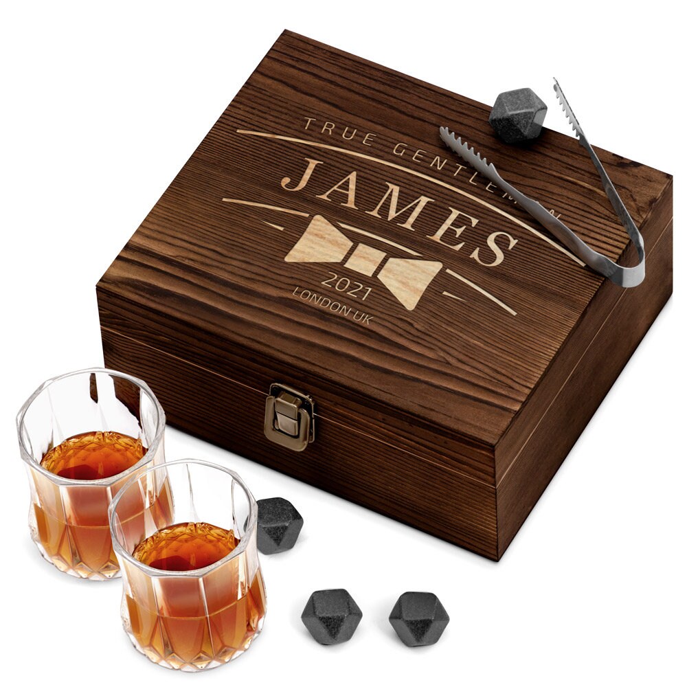 Maverton Ensemble 6 Verres à Whisky Personnalisés 250ml - Cadeau Anniversaire Femme Connaisseuse