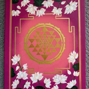 Custom Sri Yantra Painting | Sacred Geometry Wall Art | Meditation, Vastu, Yoga Decor | Lotus Mandala Spiritual Artwork | Handmade to Order