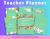 Teachers Planner Printable, Lesson Planning Book, Teacher Organizer, Back to School, Teaching Planner, 2024-2025 Teacher Academic Planbook