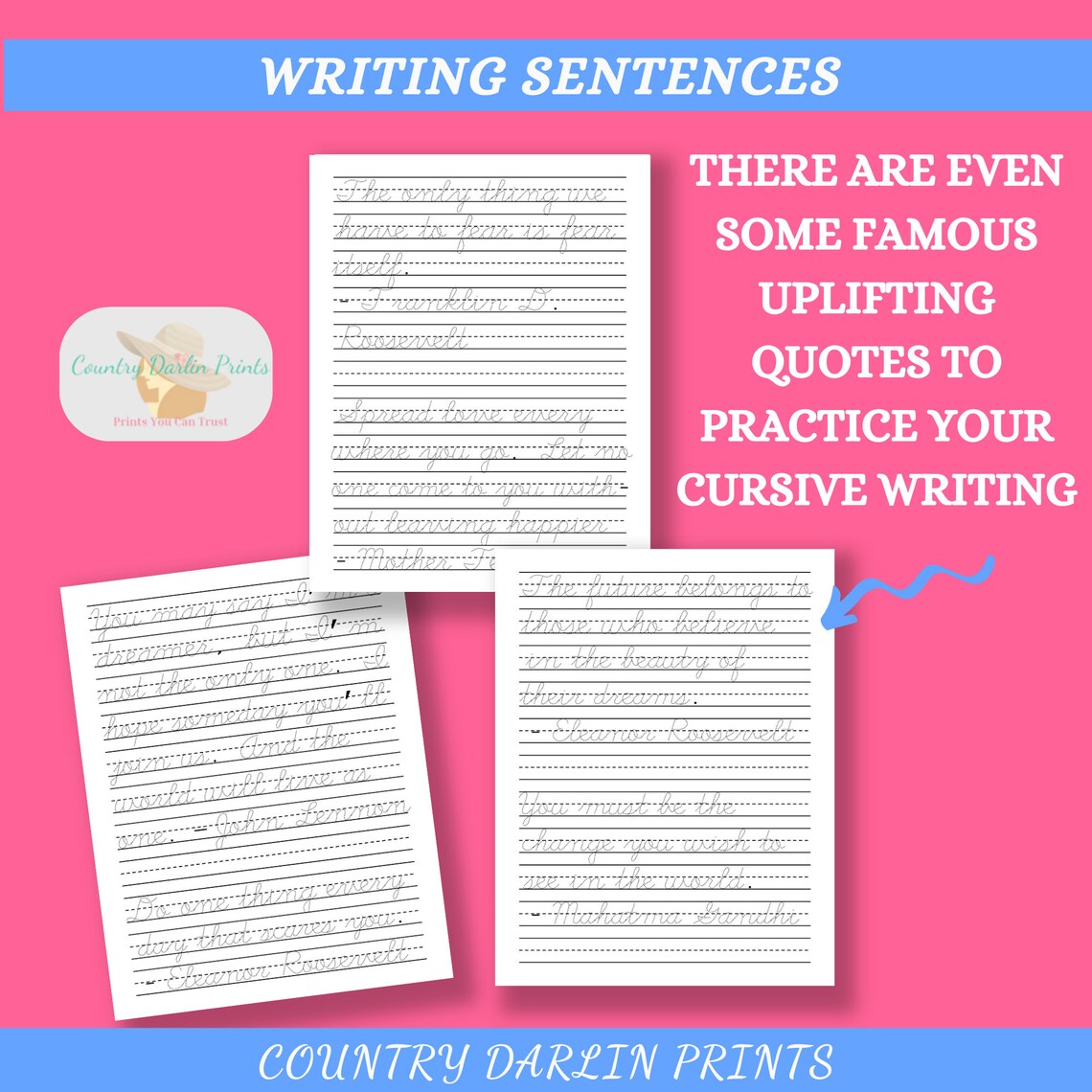 Cursive Handwriting Practice Book, Learn to Write Cursive, Alphabet ...