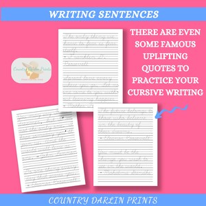 Cursive Handwriting Practice Book, Learn to Write Cursive, Alphabet ...