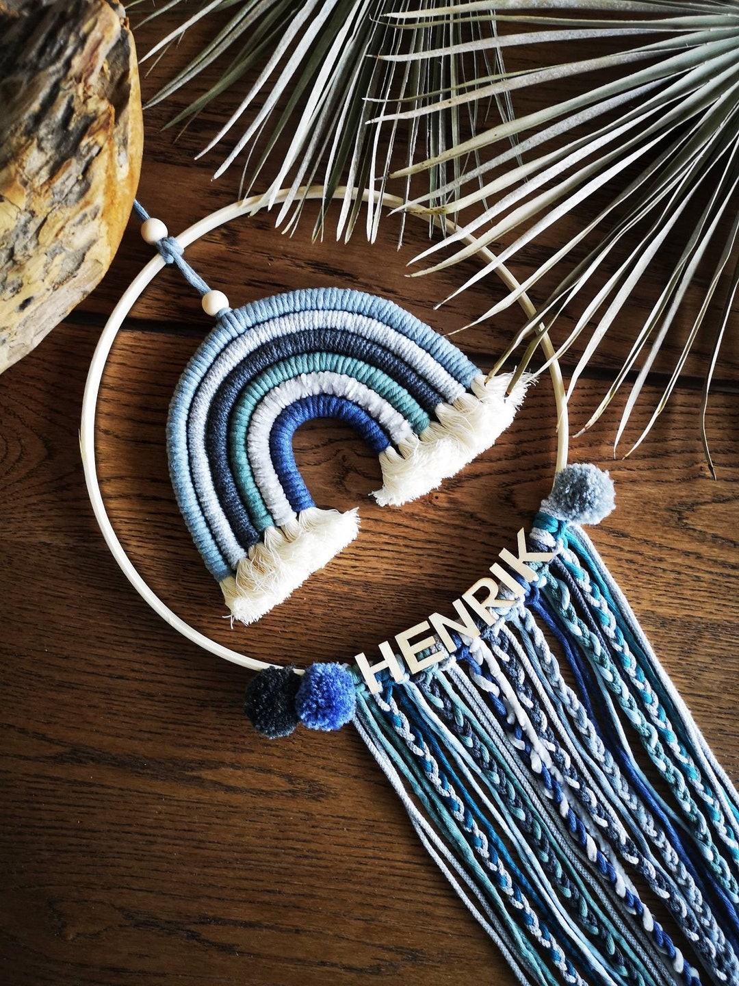 Attrape rêve personnalisé en macramé pour la chambre d'enfant et ...