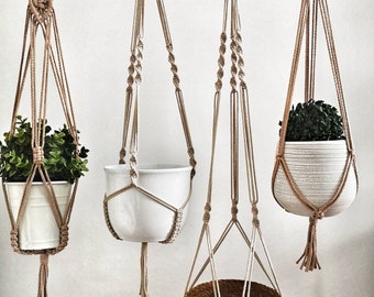 Macrame plant hanger / boho style / gift idea / decoration / candle holder / gift under 20 euros