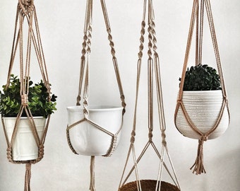 Cesta colgante macrame / estilo boho / idea regalo / decoración / farol / regalo menos de 20 euros