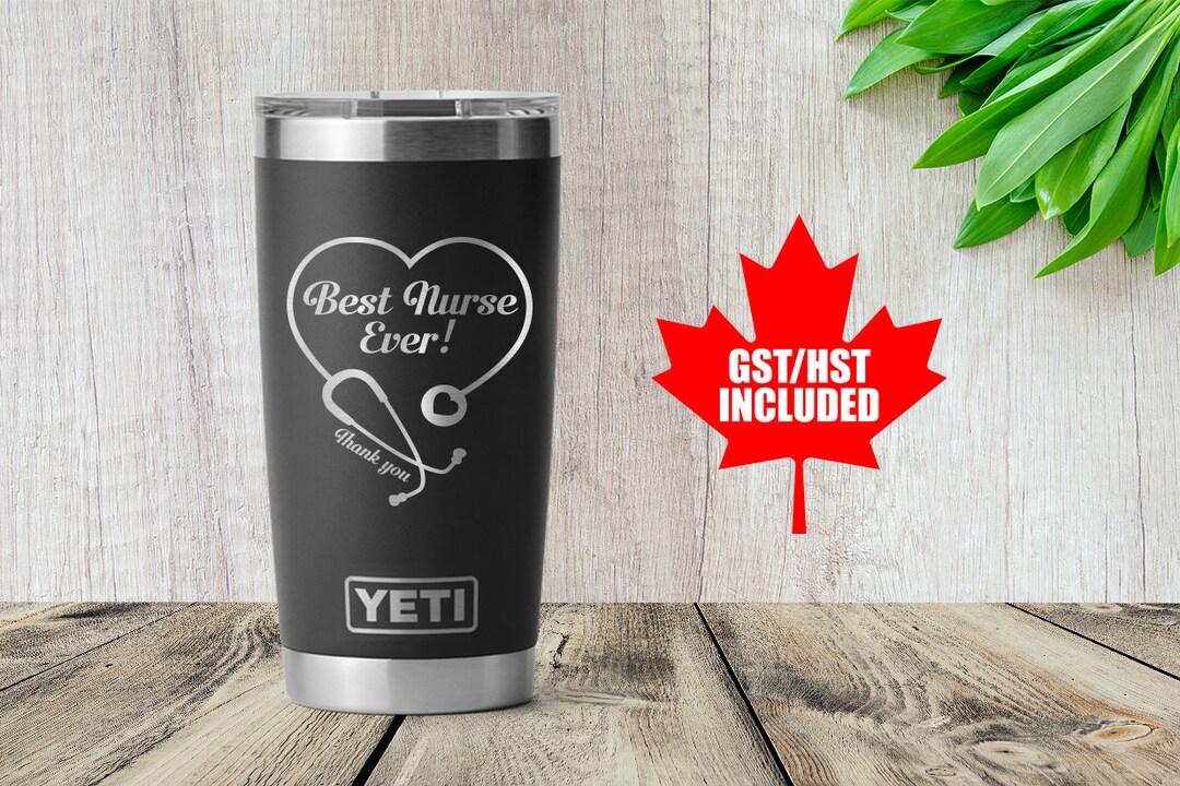 Nurse Yeti 20oz Yeti Rambler Custom Nursing Tumbler Etsy
