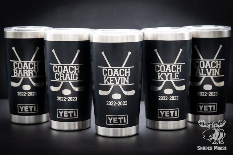 Personalized 20oz Yeti rambler, custom laser engraved tumbler, Business logo, gift for dad, wedding party gifts for bridesmaid groomsmen. image 8