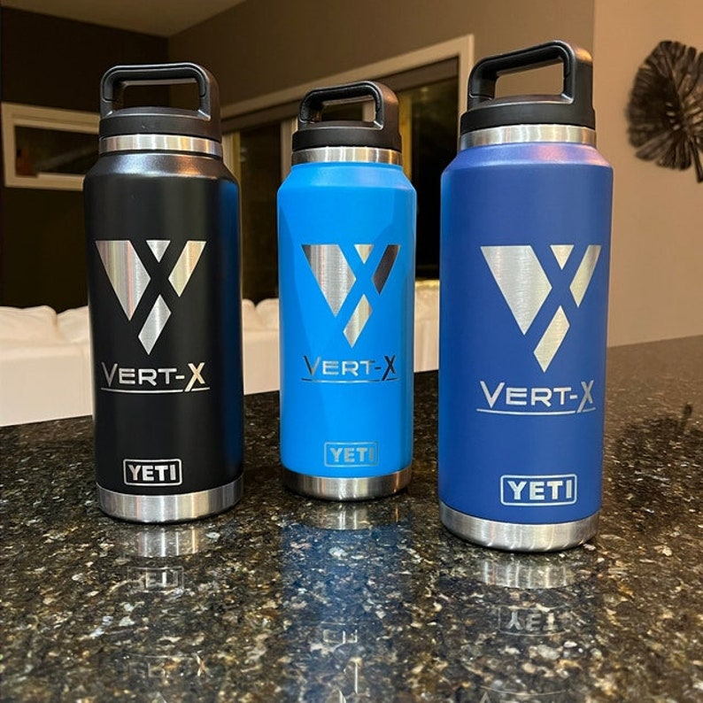 Personalized 20oz Yeti rambler, custom laser engraved tumbler, Business logo, gift for dad, wedding party gifts for bridesmaid groomsmen. image 10