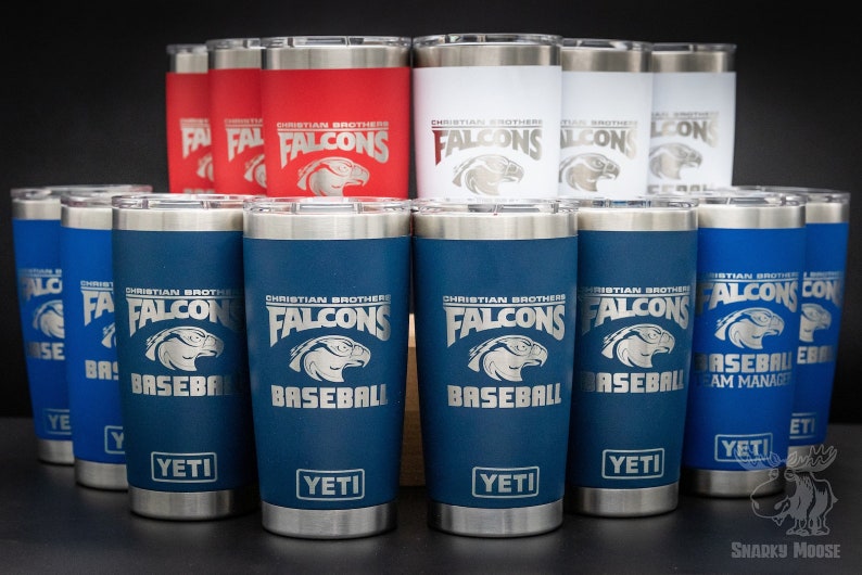 Personalized 20oz Yeti rambler, custom laser engraved tumbler, Business logo, gift for dad, wedding party gifts for bridesmaid groomsmen. image 6