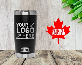 Porte-gobelet yéti personnalisé 20 oz, gobelet personnalisé gravé au laser, logo d'entreprise, cadeau pour papa, cadeaux de fête de mariage pour garçons d'honneur de demoiselle d'honneur.