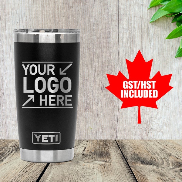 Personalized 20oz Yeti rambler, custom laser engraved tumbler, Business logo, gift for dad, wedding party gifts for bridesmaid groomsmen.