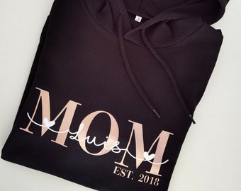 Damen-Hoodie | Mom-Hoodie | Kapuzenpullover | Geschenkidee für Mama