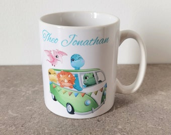 Kindertasse | Tasse für Kinder | Tasse mit Dinos | Geschenkidee für kleine Jungs