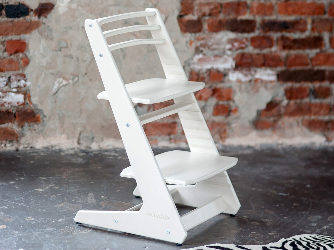 Wachsender Stuhl Rumbik IQ grau-beige Holzstuhl für Kinder | Etsy