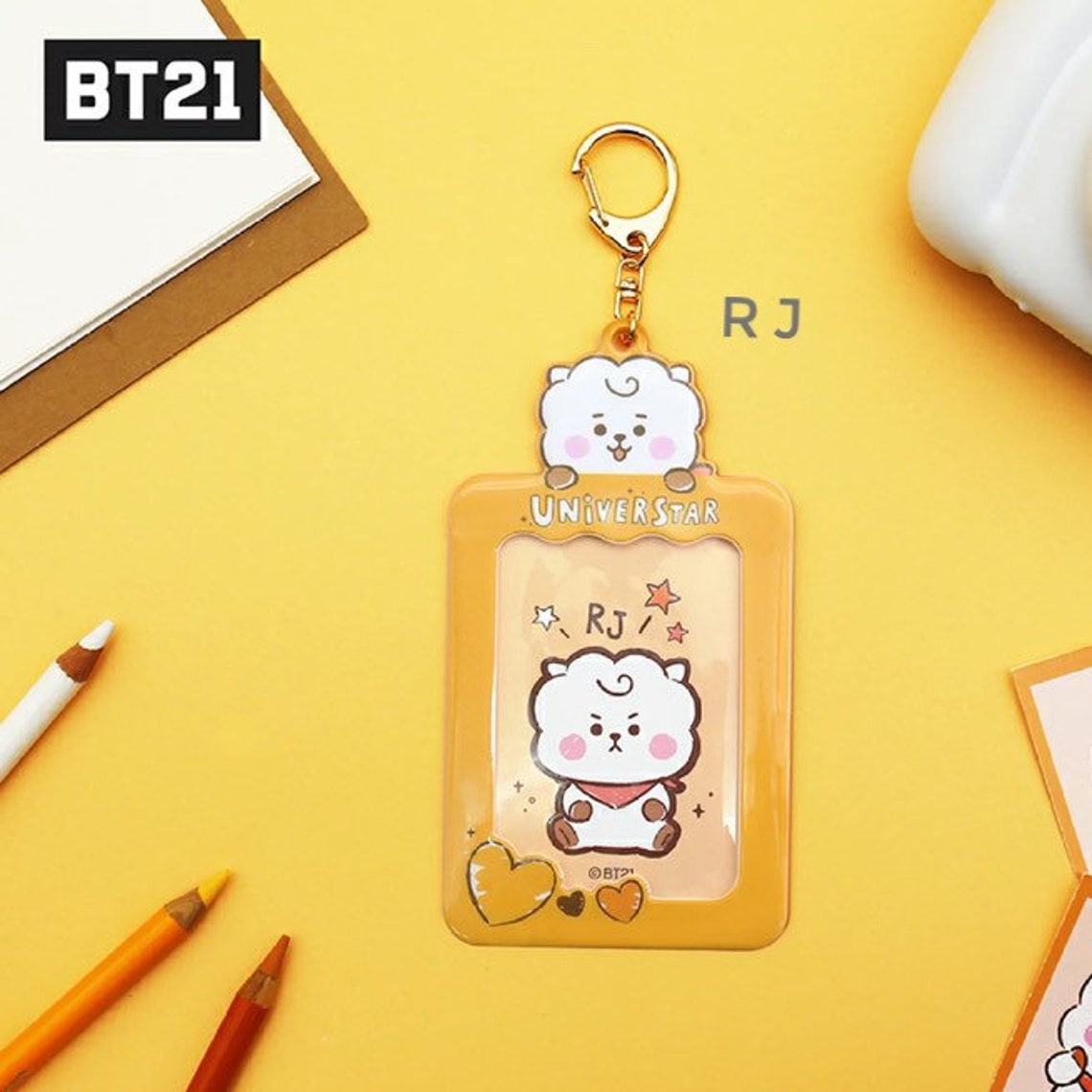 BTS BT21 Card Holder Card Holder Official Japan Merch Etsy