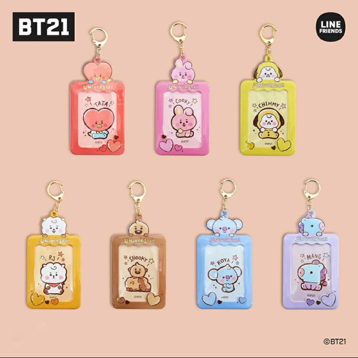 BTS BT21 Card Holder Card holder official Japan merch Etsy