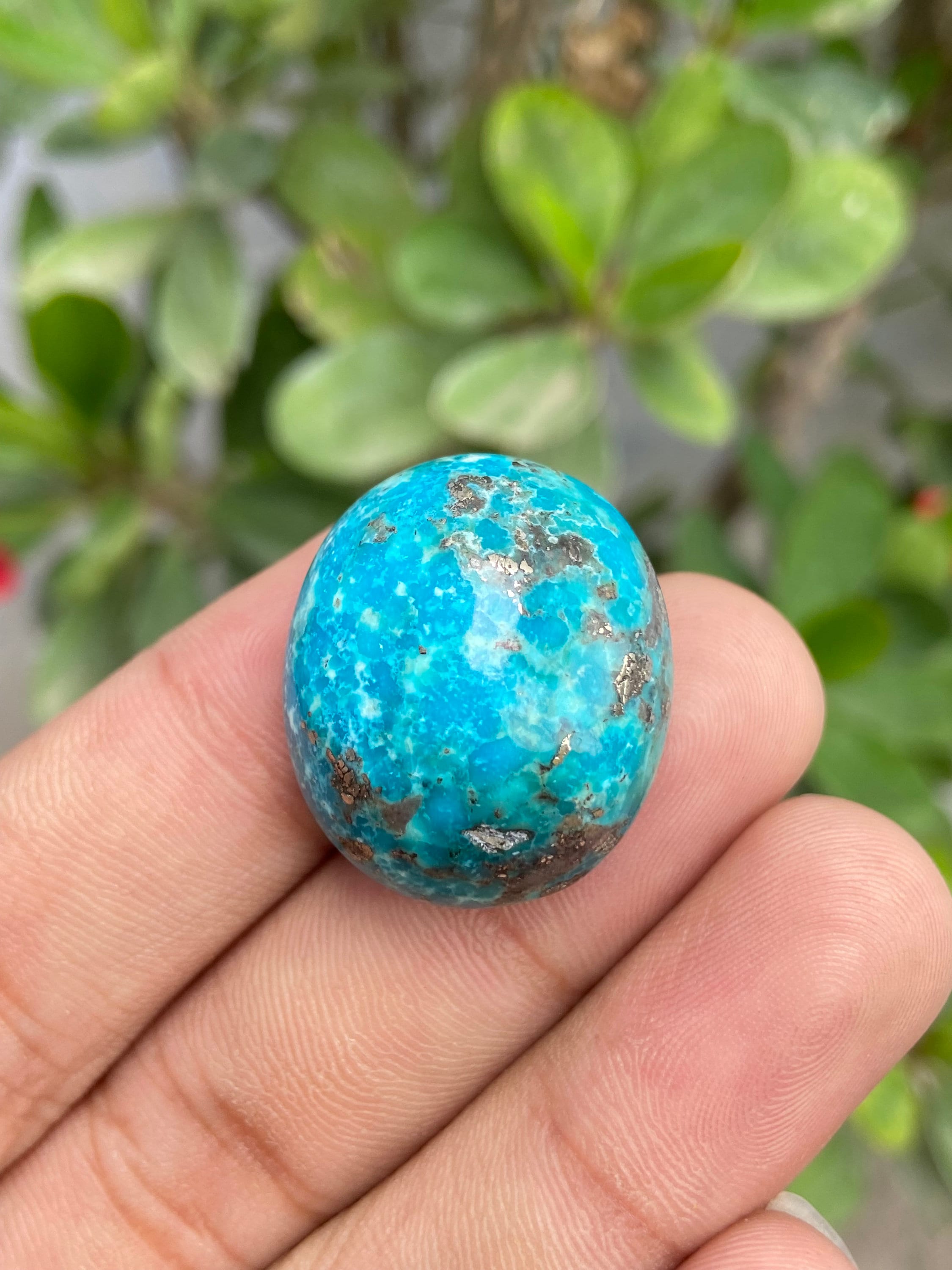 Natural High grade Morenci Turquoise Cabochon Morenci Etsy