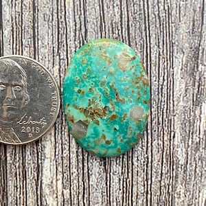 Cts 16.10 Royston Turquoise {AC=327} Cabochon | Gemstone | Cab | Polished Stone
