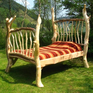Rustic Driftwood Four Poster Bed