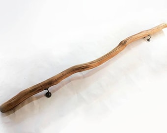 Driftwood Oak Stair Handrail | Custom Banister Natural Branches | Wall Brackets | Bespoke Handmade Made in Wales UK
