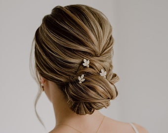 Bridal jewelry, bridal hair accessories, hairpins with crystals, hairpins Kate