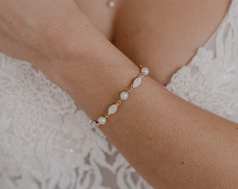 Bridal jewelry, bridal bracelet, Kylie bracelet