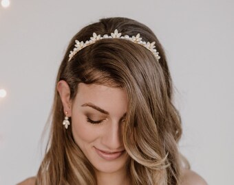 Headpiece Kate, tiara, crown, bridal headband, bridal jewelry