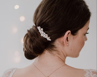 Bijoux de mariée, bijoux de cheveux de mariée, bijoux de cheveux, peigne à cheveux Wilma, bijoux de cheveux avec perles