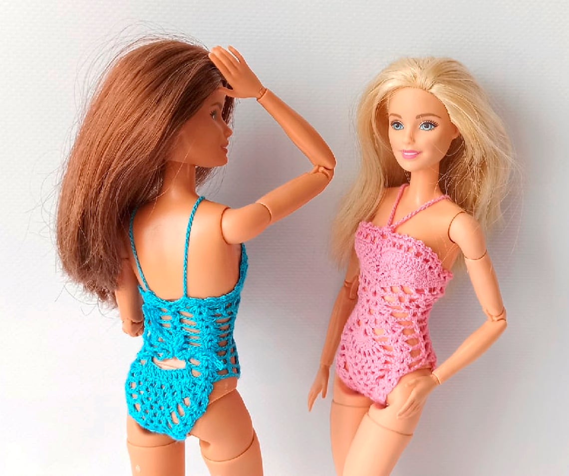 Barbie Clothes Barbie Swim Suit Barbie Bikini Doll Bikini | Etsy