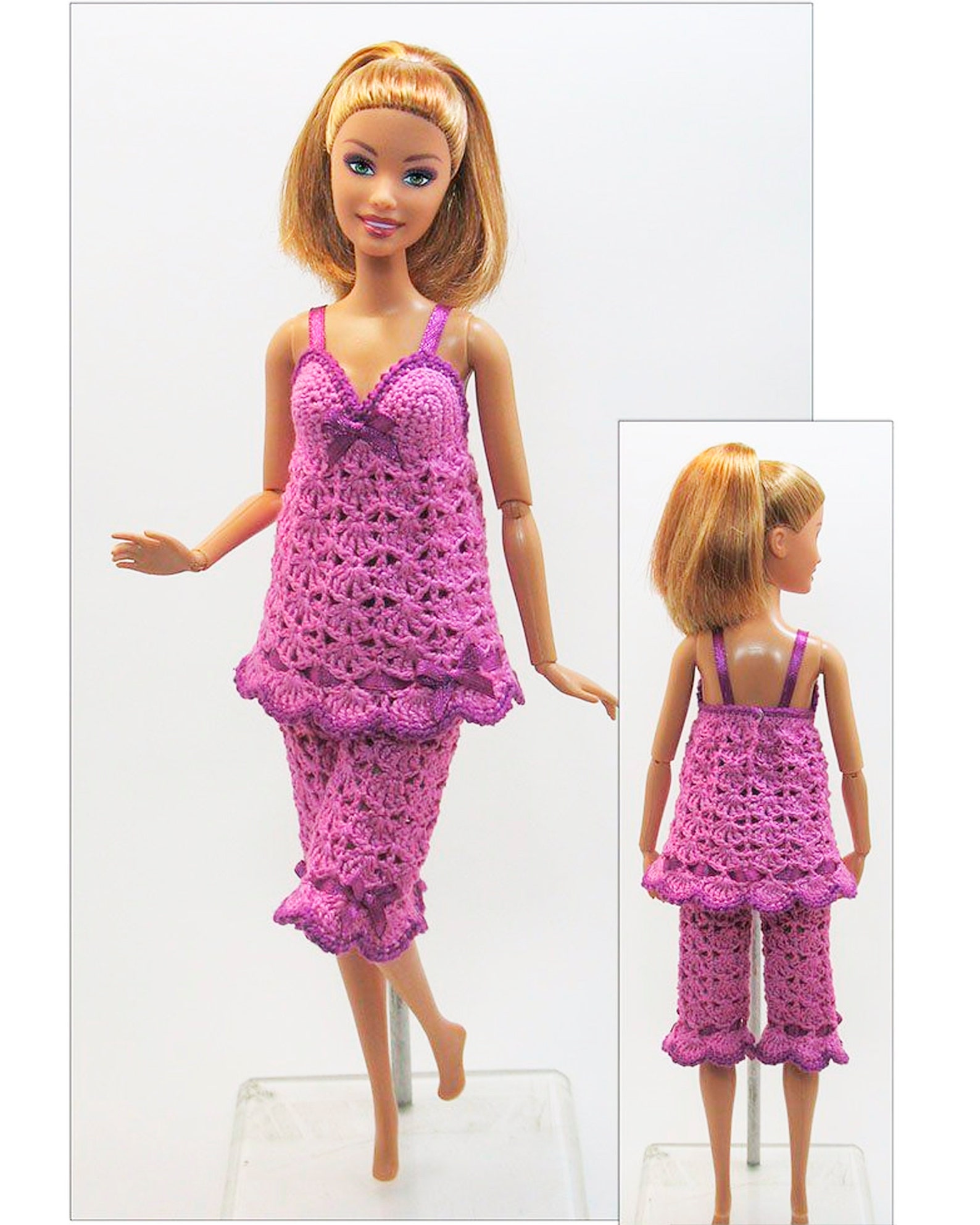 Barbie clothes Openwork pajamas for barbies Barbie fashion Etsy