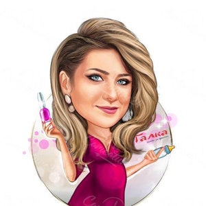 Custom avatar logo, Portrait Logo, Cartoon portrait for your business logo, Digital realistic portrait, Professional logo Design