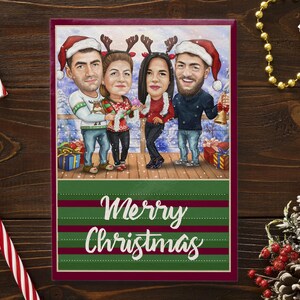 Christmas Caricature Drawings | Order A Christmas Party Caricature