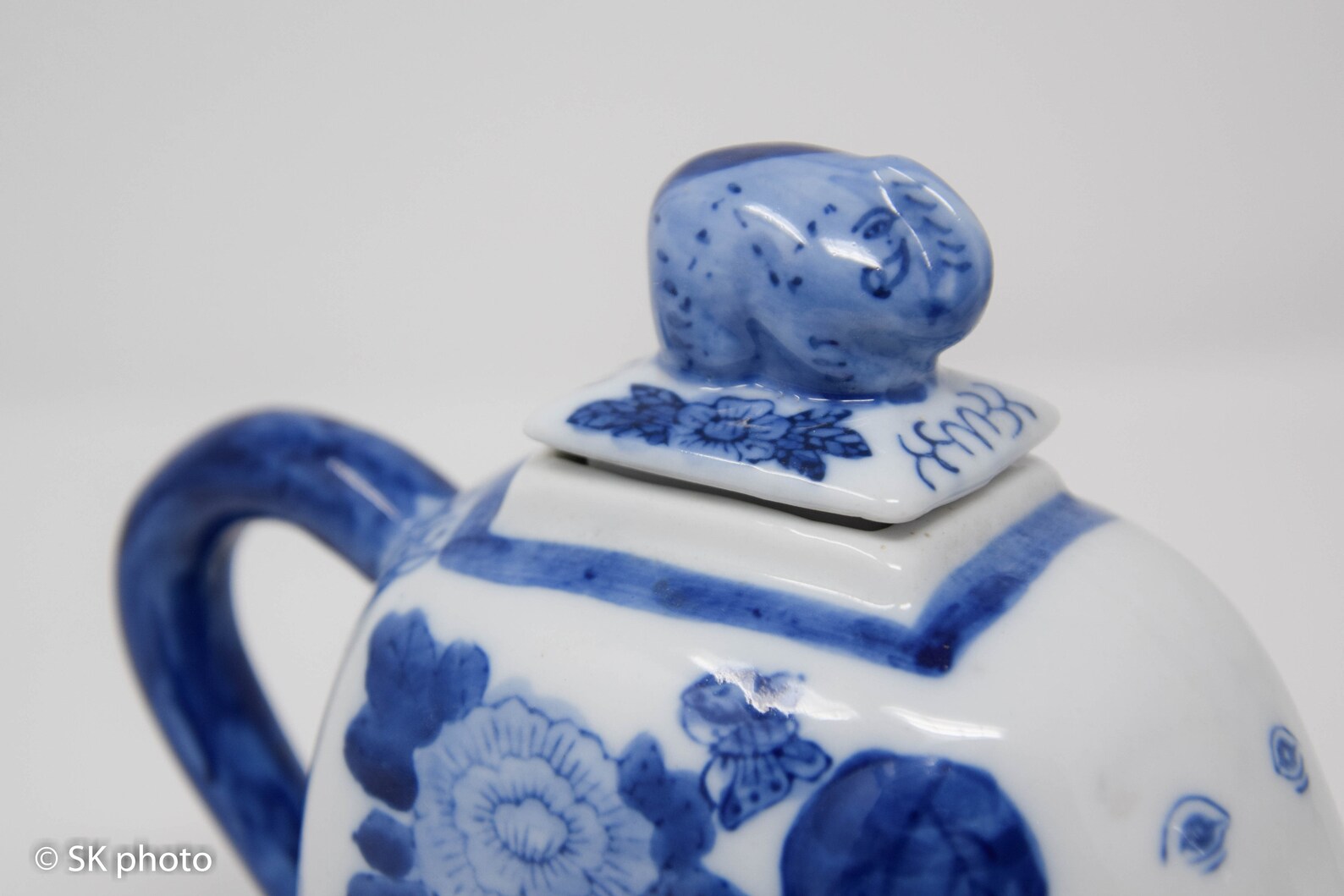 Vintage Elephant Porcelain Teapot Made in China Etsy