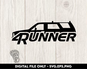 Customize Your Ride with 1st Gen Toyota 4Runner Silhouette - Digital Files
