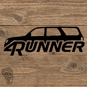 3rd Gen Toyota 4Runner Silhouette Vinyl Decal