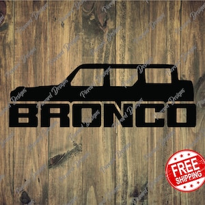 Upgrade Your Bronco with a Vinyl Decal for the 6th Gen Ford Bronco