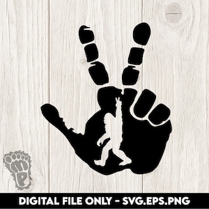 Cryptid Wave | Bigfoot Off-Road Files for Adventurers - SVG, PNG, EPS Digital Files