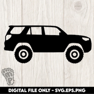 Toyota 4Runner Fifth Generation 5th Gen - SVG, PNG, EPS Digital Files