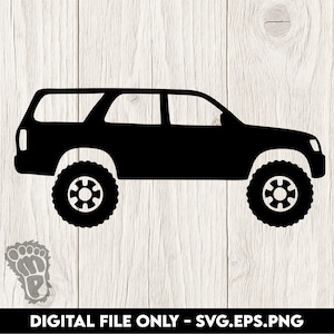 Get Your D.I.Y. on with Toyota 4Runner Third Generation 3rd Gen - SVG, PNG, EPS Digital Files
