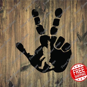 Cryptid Wave Decal | Bigfoot Off-Road Sticker for Adventurers