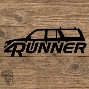 2nd Gen Toyota 4Runner Silhouette Vinyl Decal