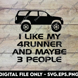 Express Your 3rd Gen 4Runner Pride with Our SVG, PNG, and EPS Digital Files