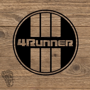 Toyota 4Runner Circle Badge New Style Vinyl Decal