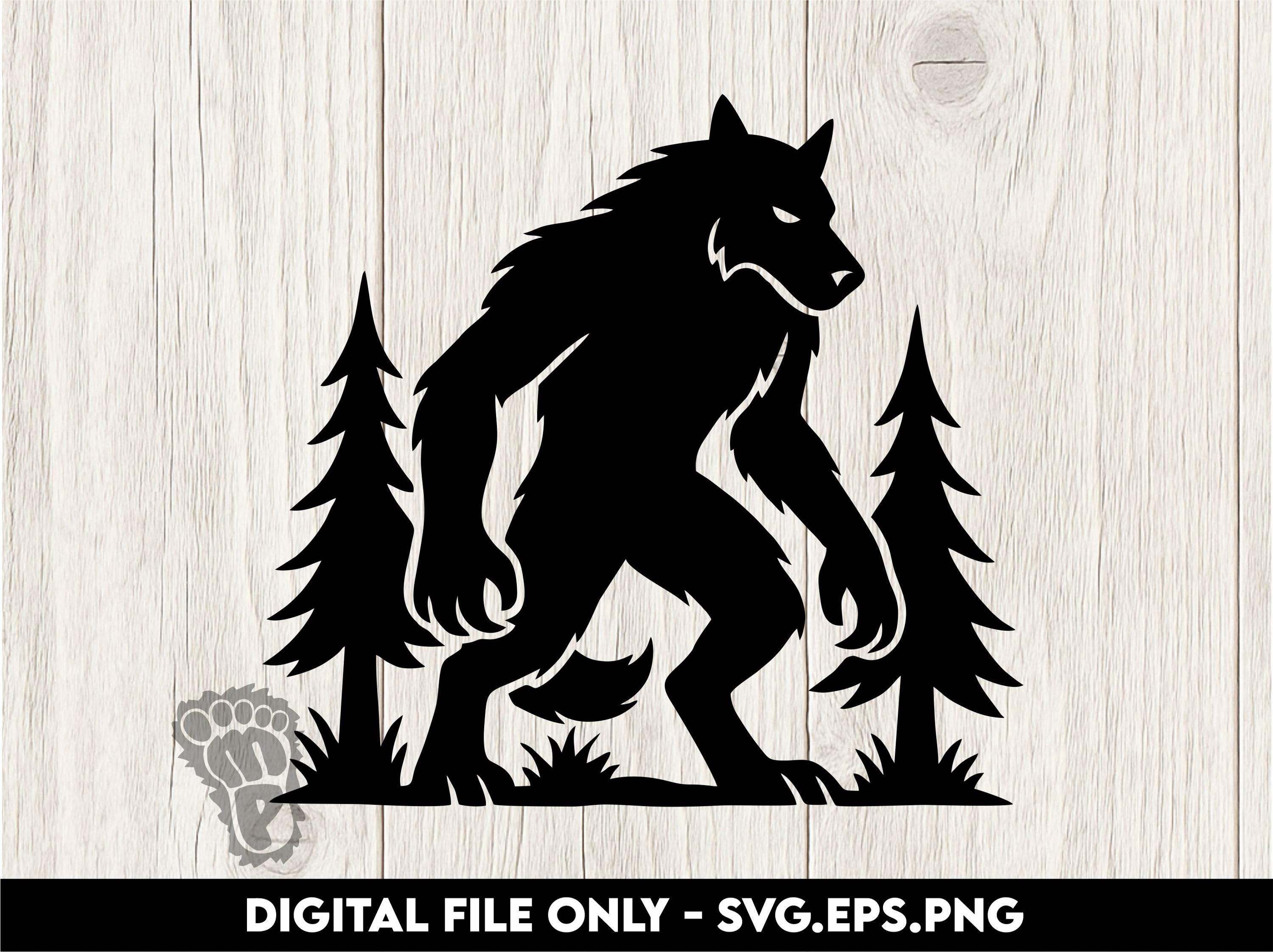 Dogman Forest Watch Digital Design - SVG, PNG, EPS Digital Files - Etsy