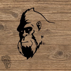 Bigfoot Profile Vinyl Decal