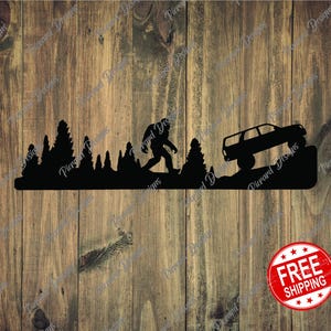 Adventure with Bigfoot and your 3rd Gen Toyota 4Runner - Vinyl Decal