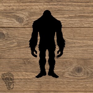 Bigfoot Sasquatch Silhouette Vinyl Decal