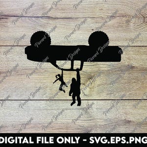 Pie Grande y Mujer Ahorcados en una Toyota Tacoma Xtra Cab de 3.ª generación - Archivos digitales SVG, PNG y EPS